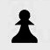 Der Bauer im Schach Das Bild zeigt die Darstellung eines Bauern beim Schach