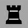 Der Turm im Schach Das Bild zeigt die Darstellung eines Turms beim Schach